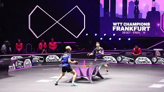 Best Angle: Felix Lebrun versus Ma Long | W.T.T Champions Frankfurt | Semifinal (Private Recording)