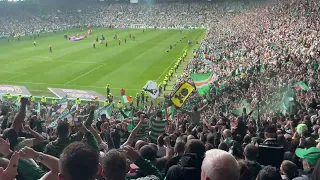 Celtic Fans | Full stadium singing - We’re on top of the league