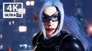 SPIDER-MAN PS4  All Black Cat Scenes (The Heist DLC) 4K Ultra HD