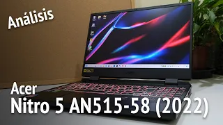 Análisis: Acer Nitro 5 AN515-58 2022, 12700H + RTX 3060