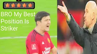 Harry Maguire VS Liverpool | Playing As A Striker