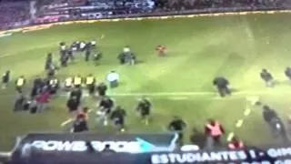 Pelea completa del estudiantes vs gimnasia