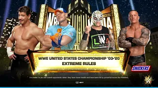 WWE 2K24 John Cena VS Randy Orton VS Rey Mysterio VS Eddie Guerrero For The WWE US Championship