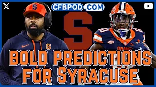 Syracuse Football: BOLD PREDICTIONS For Year 1 Of The Fran Brown Era