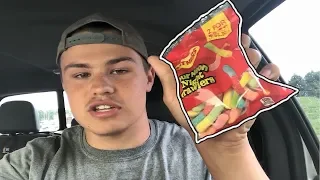 Bass Fishing with GUMMY WORMS (Challenge!)