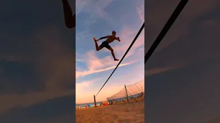 Isso é Trickline! 🕺🏽 #slackline #flip