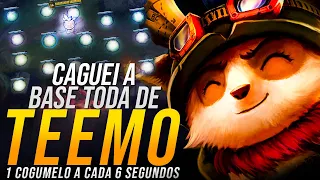 A TÁTICA INFALÍVEL DO TEEMO DIARRÉIA!! É COGUMELO PRA TODO LADO KKKK