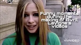 Funny moments during the making of Avril Lavigne's music videos