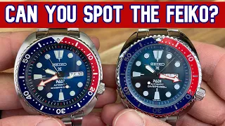 Feiko vs Seiko! | Don't Buy Watches From Wish.com! | Real vs Fake Watch Comparison.