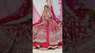 Wedding lehenga cutting and stitching🙈❣️/DIY lehenga #viral #shorts #crop top lehenga/bridal lehenga