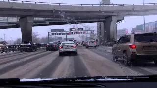 Аэропорт - Печатники / Aeroport - Pechatniki 09/01/2015 (timelapse 4x)