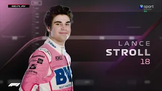 lance stroll hit pit crew and change to green mercedes