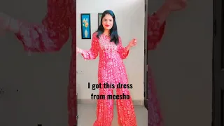 got this dress from Meesho | affordable finds | Meesho sharara set | #shorts