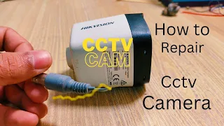 how to repair cctv camera wire || cctv camera no video