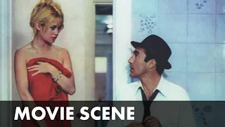 CONTEMPT | Bathroom Scene | Dir. by J.-L. Godard, starring Brigitte Bardot & Michel Piccoli