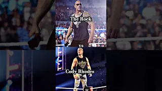 The Rock vs. Cody Rhodes 🔥🥵 #shorts
