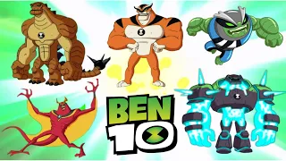 Ben 10 Reboot - All New Aliens First Appearance Transformations