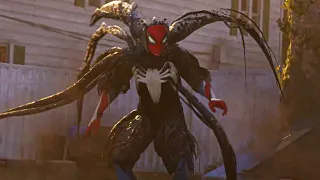 Marvel's Spider Man 2 - Miles Team Up With Symbiote Spider-Man Scene PS5 2023