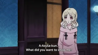 Diabolik lovers scene - Yui and Azusa bite scene