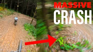 HOW NOT TO RIDE DYFI BIKEPARK *MASSIVE CRASH*