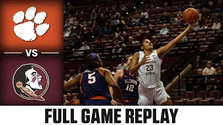 Clemson vs. Florida State Full Game Replay | 2022-23 ACC Women’s Basketball