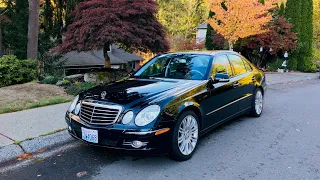 Mercedes W211 2007 BLACK 🌚 SUN in Washington state 🇺🇸