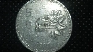 Increíble Moneda De 5 Pesos Quetzacoatl/Año 1980/Precio 🤔🇲🇽🇲🇽🤔