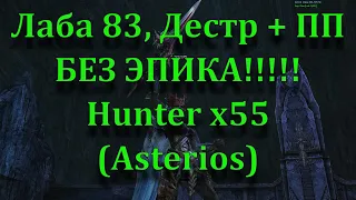 Лаба 83, Дестр + ПП, БЕЗ ЭПИКА!!! Hunter x55 (Asterios)