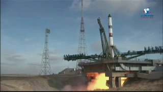 Запуск РН "Союз-2.1а" с ТГК "Прогресс МС-13"