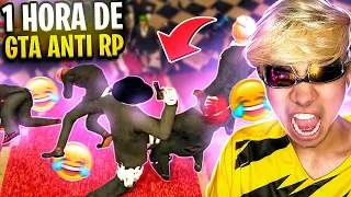 UMA HORA DE GTA ANTI RP 😈 ACABEI COM UM VELÓRIO