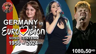 Germany 🇩🇪 in Eurovision Song Contest (1956-2024)