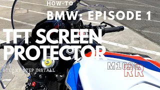 How-to-BMW Episode 1: How to install the BMW screen protector on your new TFT screen.