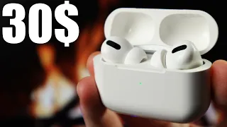 Обзор и тест лучшей копии AirPods PRO за 30 долларов