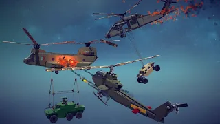 Helicopter Crashes, Shootdowns, Midair Collisions and More #9 | Besiege