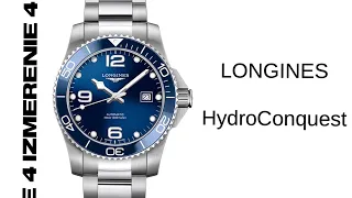 Обзор 4 Измерение LONGINES HydroConquest L3.781.4.96.6