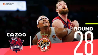 Moneke's double-double leads Monaco in Vitoria! | Round 28, Highlights | Turkish Airlines EuroLeague