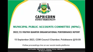 Municipal Public Accounts Committee (MPAC)