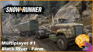 Snowrunner - Black River Michigan - The Farm - #1 - Multiplayer