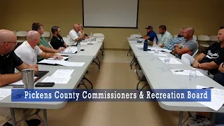 Pickens Commissioners & Recreation Board Meeting | September 13, 2023