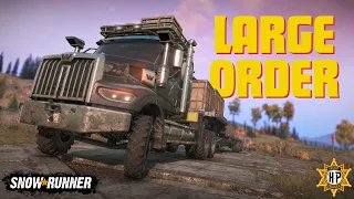 Western Star 47X - Fulfilling Large Order By Overloading | SnowRunner