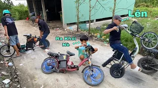 Review ''Xa Đạp Điện Độ'' Của Các Racing Boy Nhí Cực Chắc Xoáy Bánh Bay Bổng