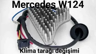 Mercedes W124 restorasyon klima tarağı değişimi bölüm 10 part 1