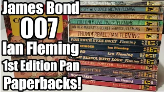 Ian Fleming James Bond 007 In Pan Books 1st Editions - Complete Collection!