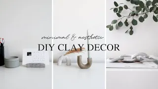 DIY CLAY ROOM DECOR IDEAS | Minimal + Aesthetic | Part 2