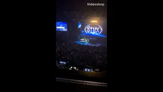 Styx 1.19.20 Las Vegas. A nice tribute at the beginning to Neil Peart! Come Sail Away...