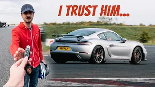 I Let Him Drive My Porsche GT4 On Track...