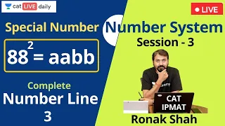 Number System for CAT & IPMAT | Part 3 | Number Line | target 99+ | Ronak Shah