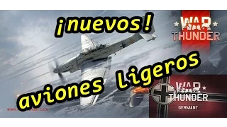 WAR THUNDER NUEVOS AVIONES LIGEROS