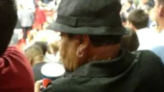 joe jackson,Michael Jackson's Dad at the Laker game in Vegas, fart