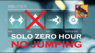 Solo Zero Hour WITHOUT JUMPING | Titan | Destiny 2 Into the Light